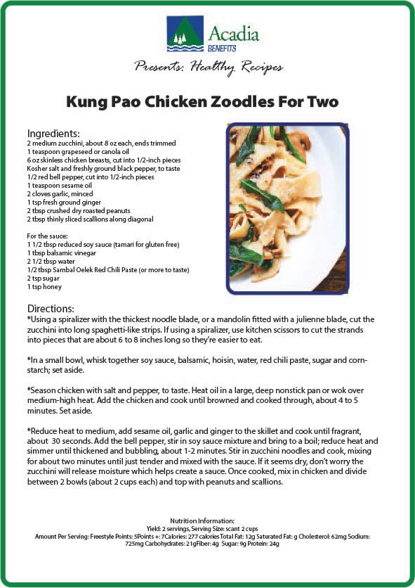 Kung Pao Chicken Recipe