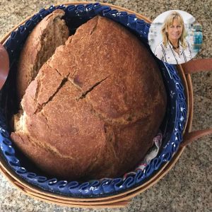 Susan's dough with whole wheat flour!