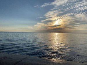 A morning run along Lake Michigan.